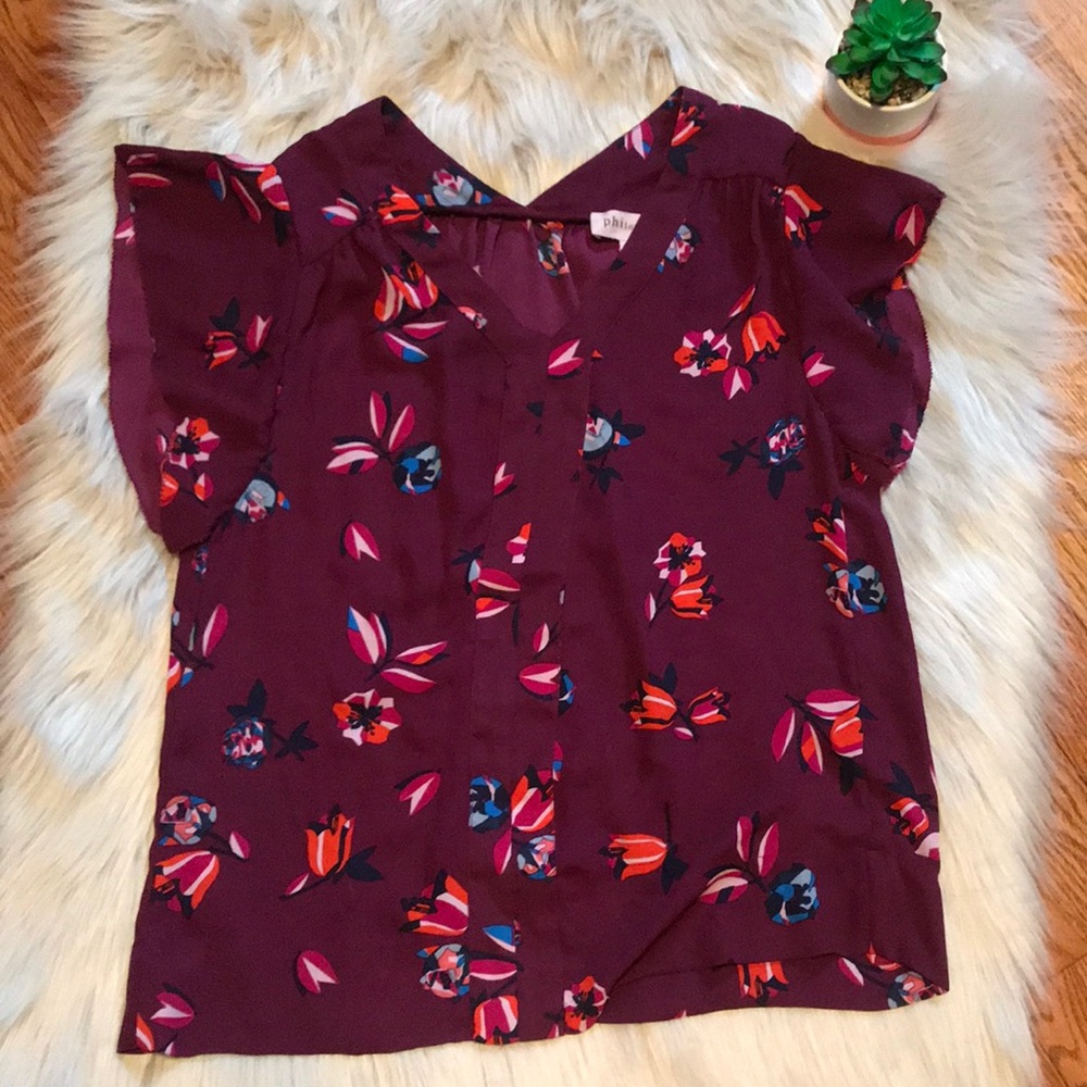 Philosophy Sheer Blouse